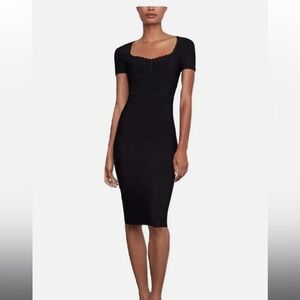 BCBG black bodycon dress